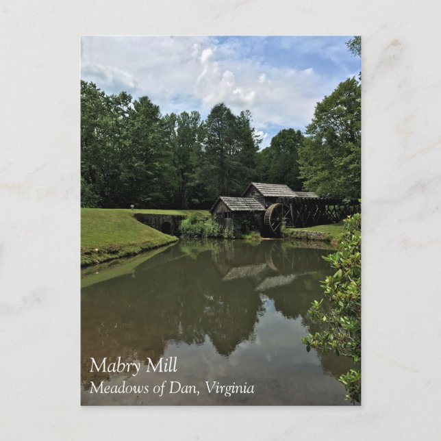 Carte Postale Mabry Mill, Virginie (Devant)