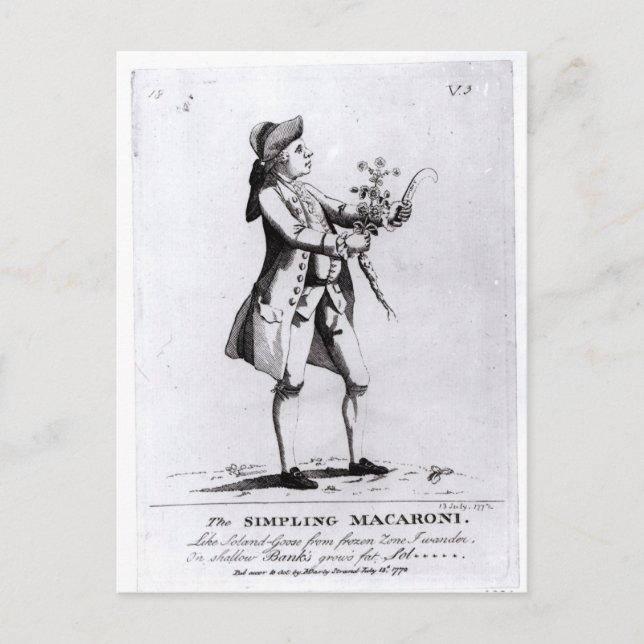 Carte Postale Macaroni, le plus implacable (Devant)
