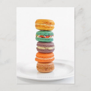 Carte Postale Macarons