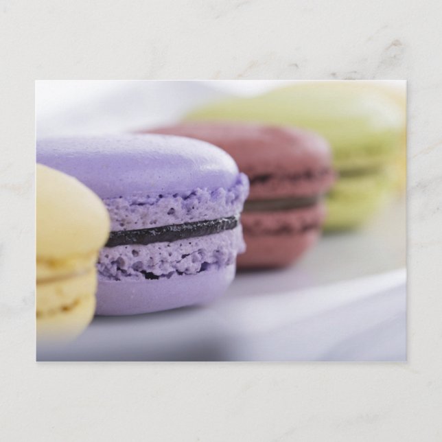 Carte Postale Macarons (Devant)