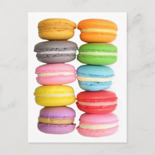 Carte Postale Macarons