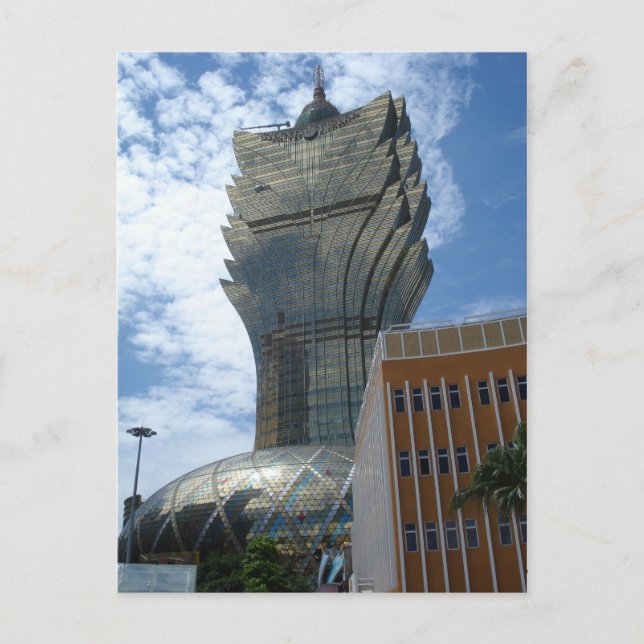 Carte Postale Macau - Grand Lisboa - Skyscraper (Devant)