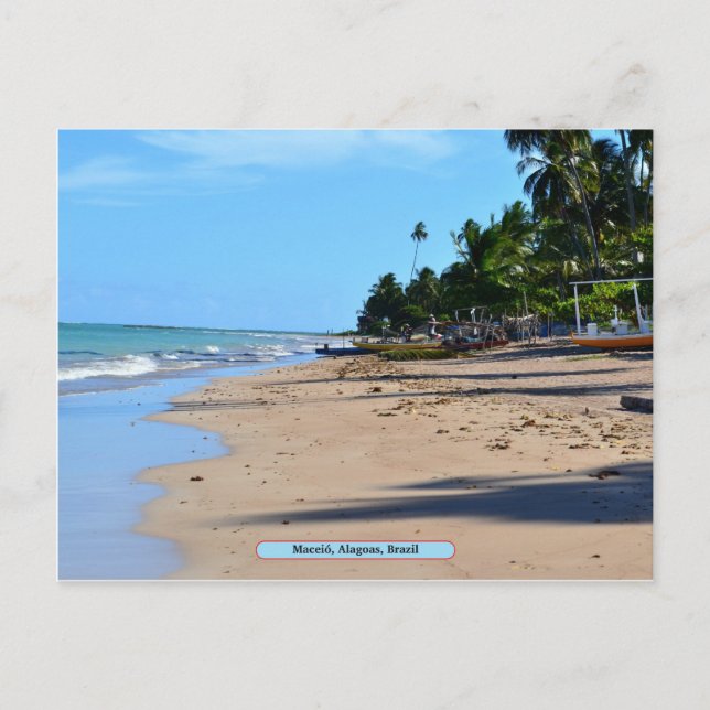 Carte Postale Maceió, Alagoas, Brésil (Devant)