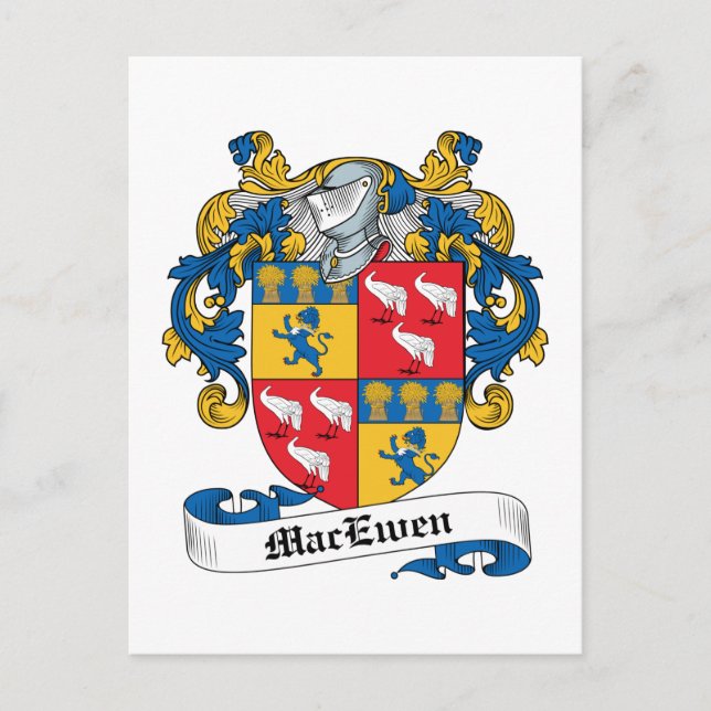 Carte Postale MacEwen Family Crest (Devant)