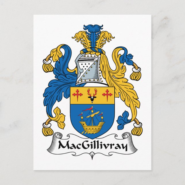 Carte Postale MacGillivray Family Crest (Devant)