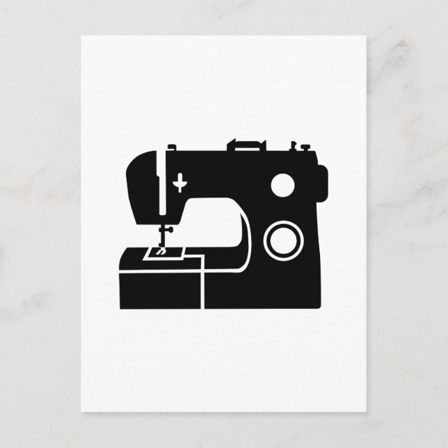 Carte Postale Machine à coudre (Devant)