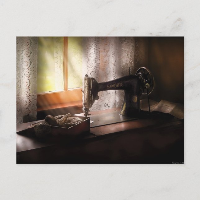Carte Postale Machine à coudre - Chanteur II (Devant)