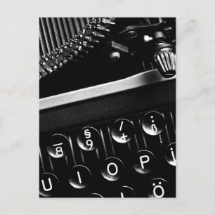 Carte Postale Machine à écrire
