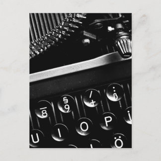 Carte Postale Machine à écrire