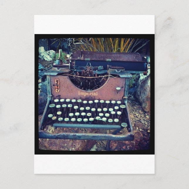 Carte Postale Machine à écrire (Devant)