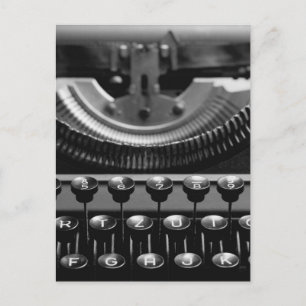 Carte Postale Machine à écrire