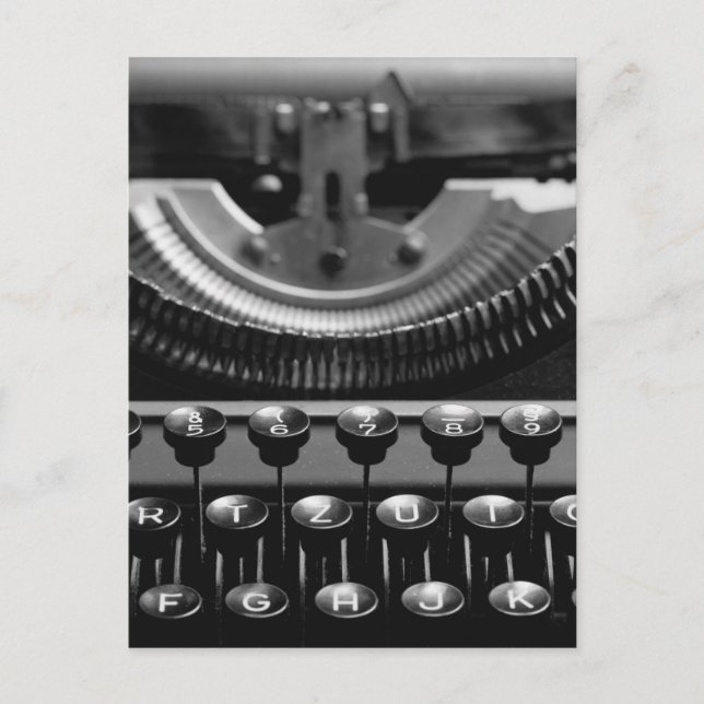 Carte Postale Machine à écrire (Devant)