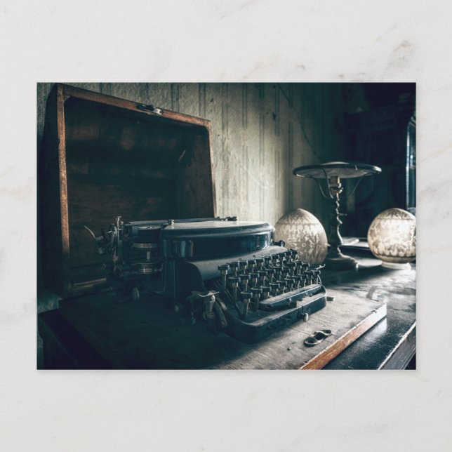 Carte Postale Machine à écrire vintage (Devant)