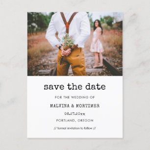 Carte Postale Machine à écrire vintage Enregistrer la photo de d