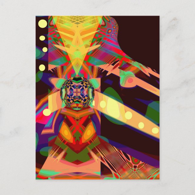 Carte Postale Machine à musique (Devant)