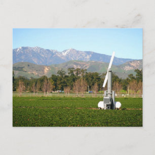 Carte Postale machine à vent