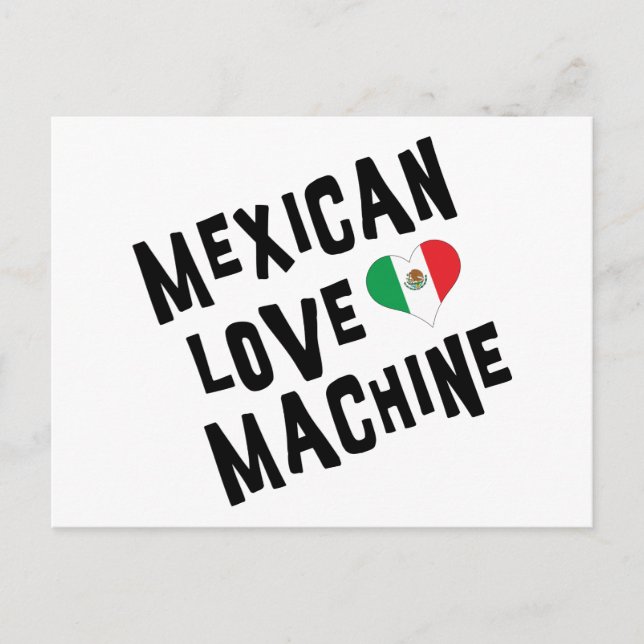 Carte Postale Machine amoureuse mexicaine (Devant)
