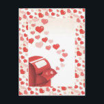 Carte Postale Machine d'amour vintage, coeur rouge<br><div class="desc">Réplique Vintage Greys Vintage Love machine,  coeur rouge</div>