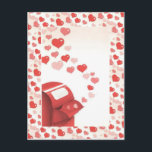 Carte Postale Machine d'amour vintage, coeur rouge<br><div class="desc">Réplique Vintage Greys Vintage Love machine,  coeur rouge</div>