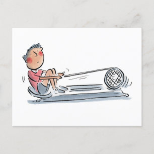 Carte Postale Machine de remorquage