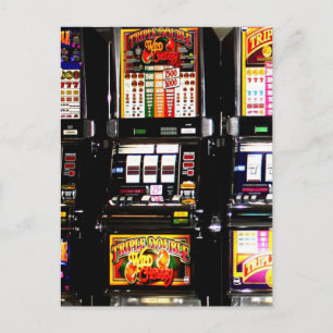 Carte Postale Machines de rêve Las Vegas Slots