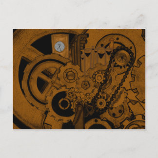 Carte Postale Machines de Steampunk (cuivre)