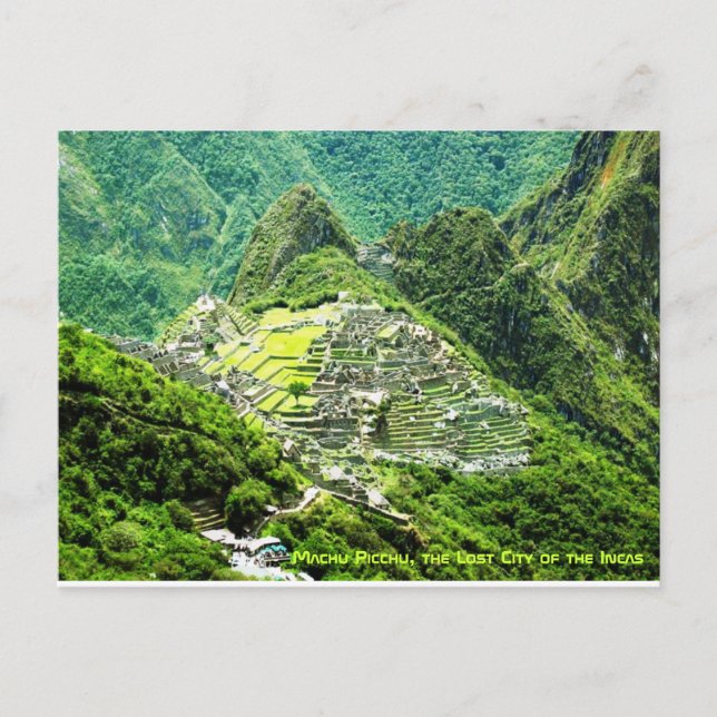 Carte postale Machu Picchu (Devant)