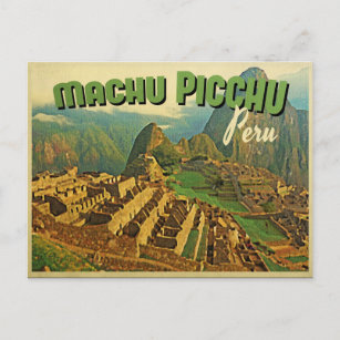 Carte Postale Machu Picchu