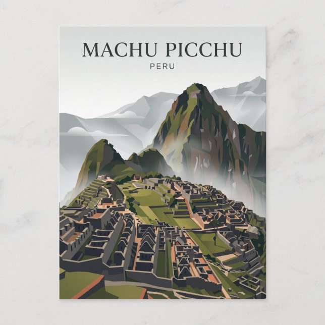Carte Postale Machu Picchu Pérou (Devant)