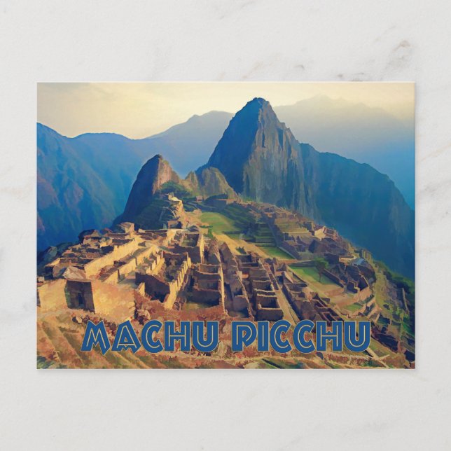 Carte Postale Machu Picchu Pérou (Devant)
