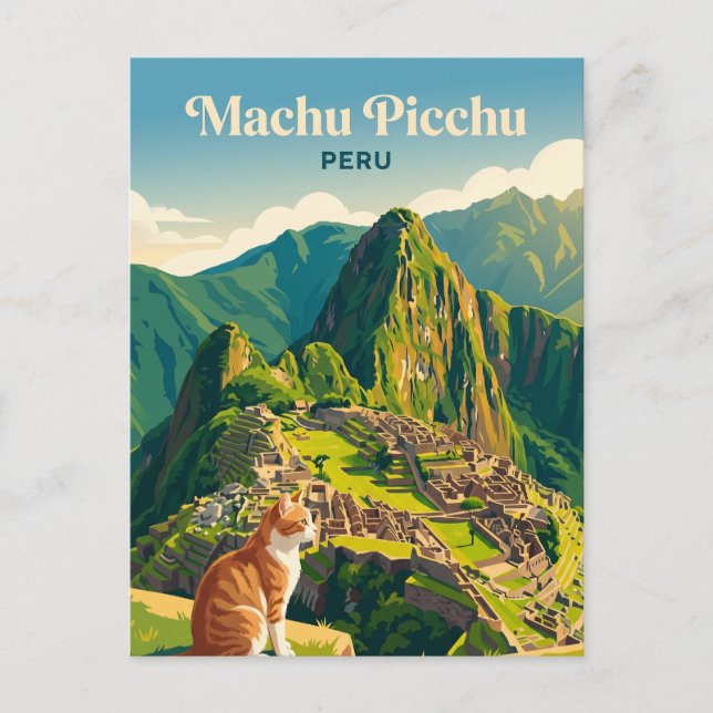 Carte Postale Machu Picchu Pérou (Devant)