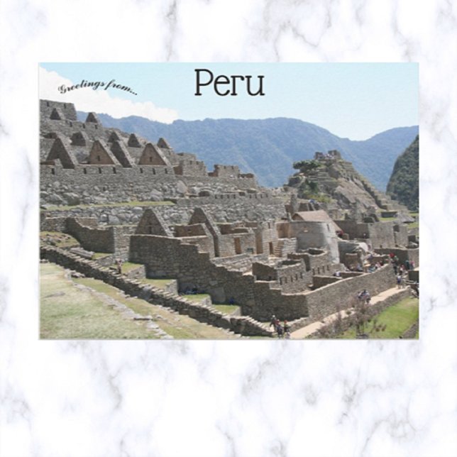 Carte Postale Machu Picchu Pérou (Créateur téléchargé)
