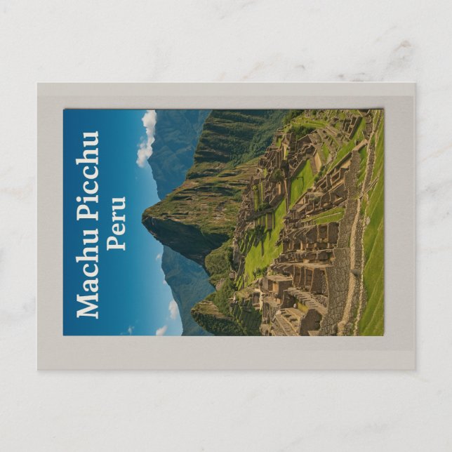 Carte Postale Machu Picchu – Pérou (Devant)