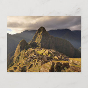 Carte Postale Machu Picchu, Pérou "Cité perdue des Incas"