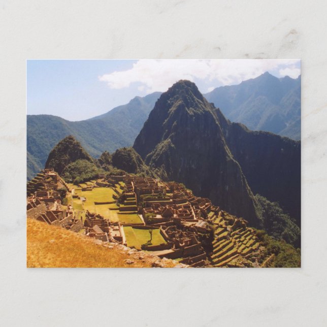 Carte Postale Machu Picchu Pérou - Ruines Machu Picchu Lever du  (Devant)