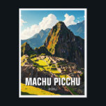 Carte Postale Machu Picchu Pérou Souvenir de voyage<br><div class="desc">Le Machu Picchu, perché en hauteur dans les montagnes des Andes du Pérou, est l'un des sites archéologiques les plus emblématiques du monde et un site du patrimoine mondial de l'UNESCO. Cette citadelle incane du XVe siècle est enveloppée de mystère, qui aurait été un domaine royal ou une retraite religieuse...</div>