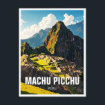 Carte Postale Machu Picchu Pérou Souvenir de voyage<br><div class="desc">Le Machu Picchu, perché en hauteur dans les montagnes des Andes du Pérou, est l'un des sites archéologiques les plus emblématiques du monde et un site du patrimoine mondial de l'UNESCO. Cette citadelle incane du XVe siècle est enveloppée de mystère, qui aurait été un domaine royal ou une retraite religieuse...</div>