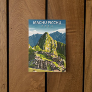 Carte Postale Machu Picchu Pérou Vintage voyage