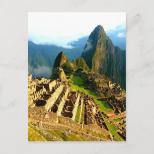 Carte Postale machu picchu peru inca