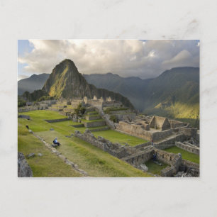 Carte Postale Machu Picchu, ruines anciennes, UNESCO monde