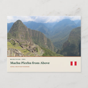 Carte Postale Machu Picchu vue d'en haut