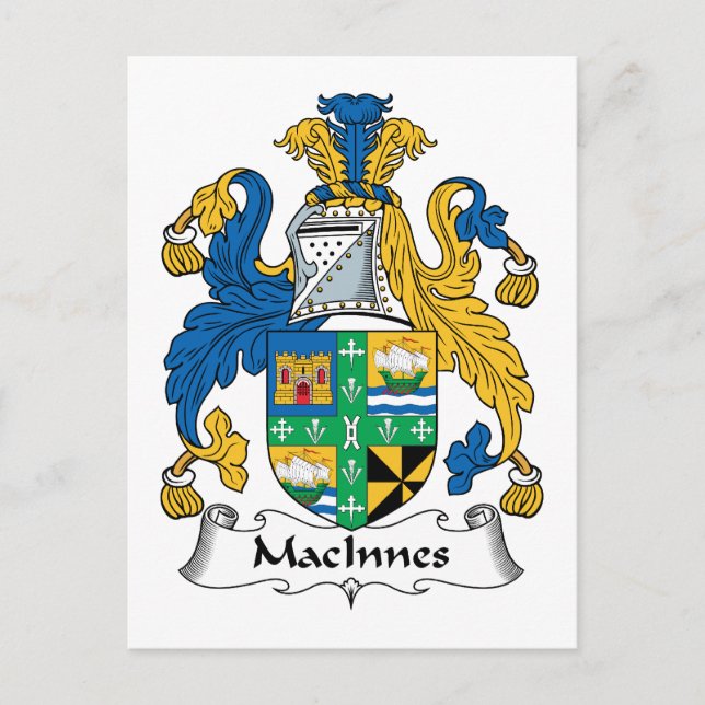Carte Postale MacInnes Family Crest (Devant)