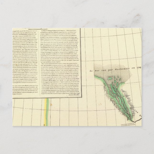 Carte Postale Mackenzie River, Yukon (Devant)