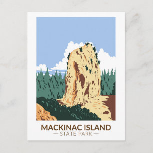 Carte Postale Mackinac Island State Park Michigan Pain de sucre