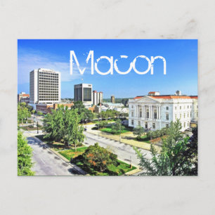 Carte Postale Macon, Géorgie, États-Unis