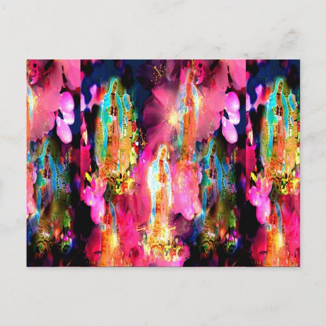 CARTE POSTALE MACONNE ROSE DE GUADALUPE EN CHERRY BLOSSOMS (Devant)