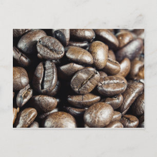 Carte Postale Macro coffee
