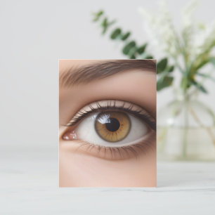 Carte Postale Macro oeil femelle