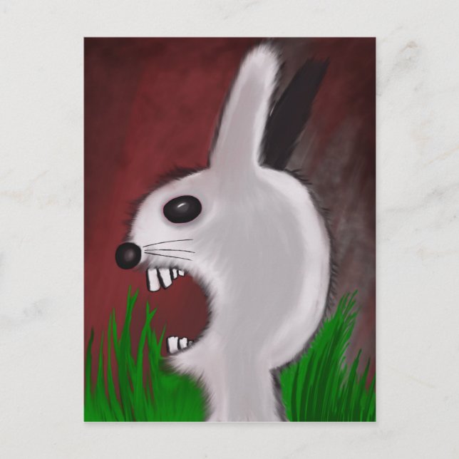 Carte postale Mad Bunny (Devant)