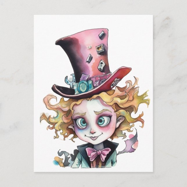 Carte Postale Mad Hatter (Devant)
